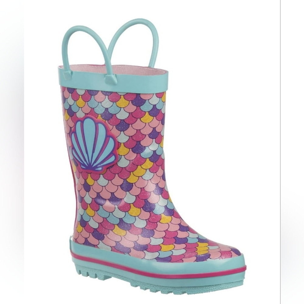 Laura Ashley Seashell Rainboots